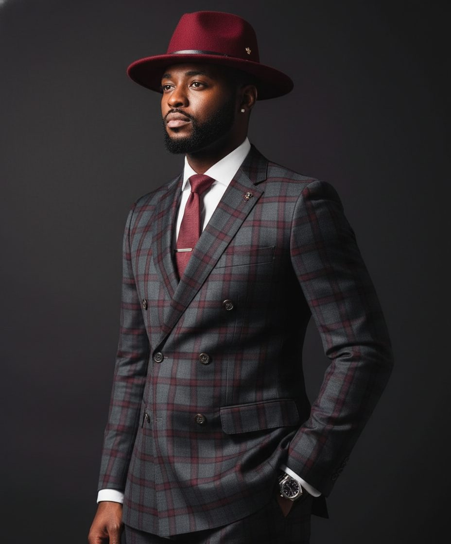 AI-generated men's editorial portrait