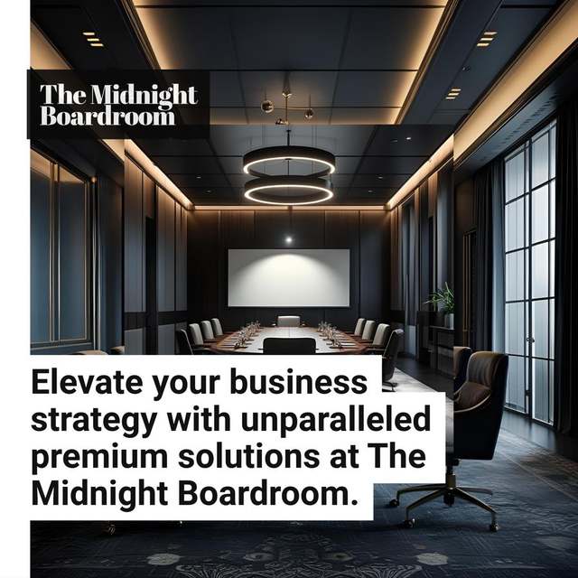 Boardroom concept artwork from WenceStudio's portfolio