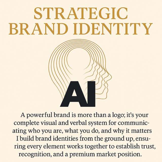 Strategic brand identity concept artwork from WenceStudio's portfolio